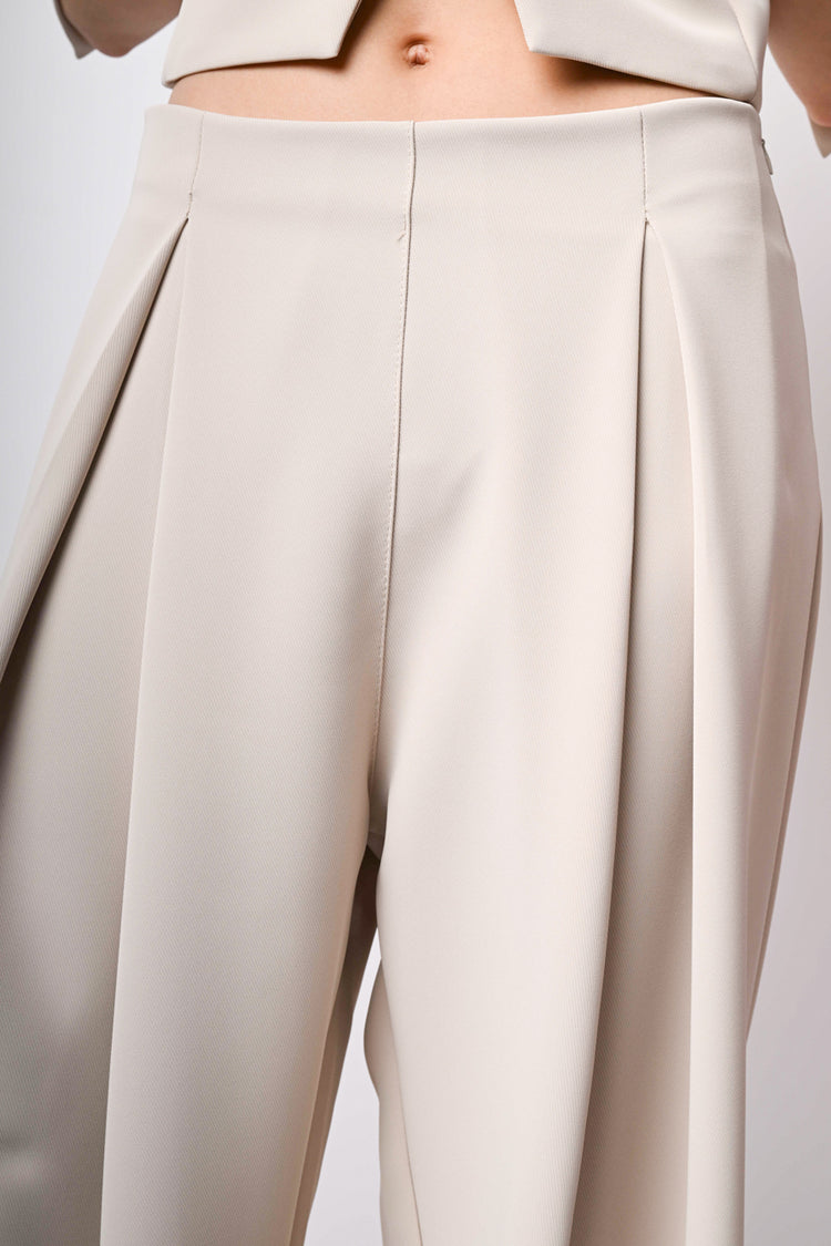 Pantaloni palazzo con pieghe