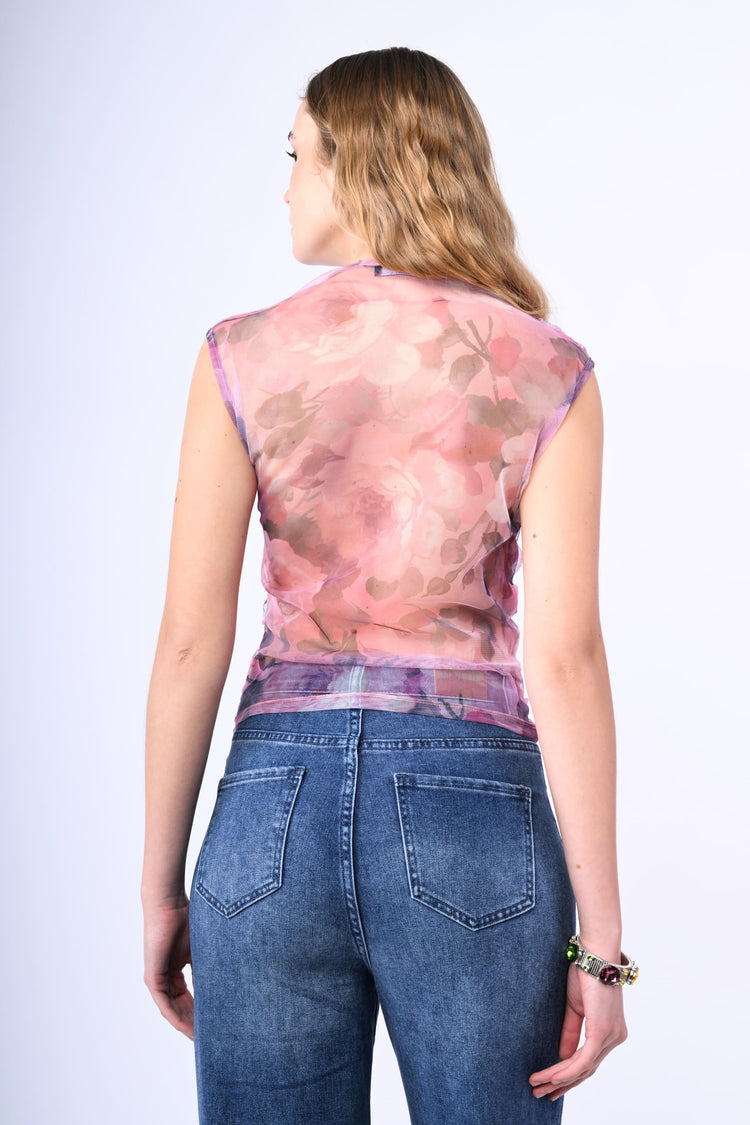 Top rose tulle
