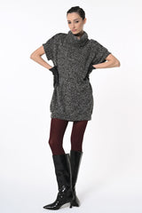 Mini abito in maglia bouclé