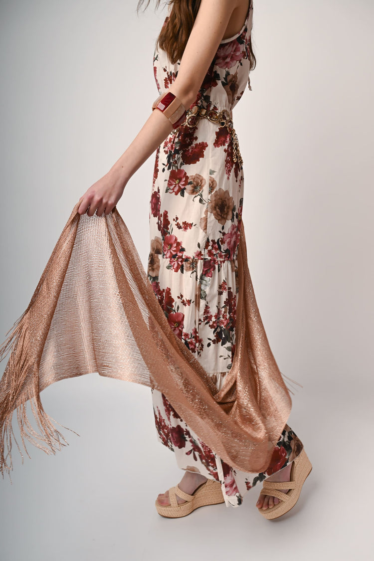 Poncho-stola in lurex