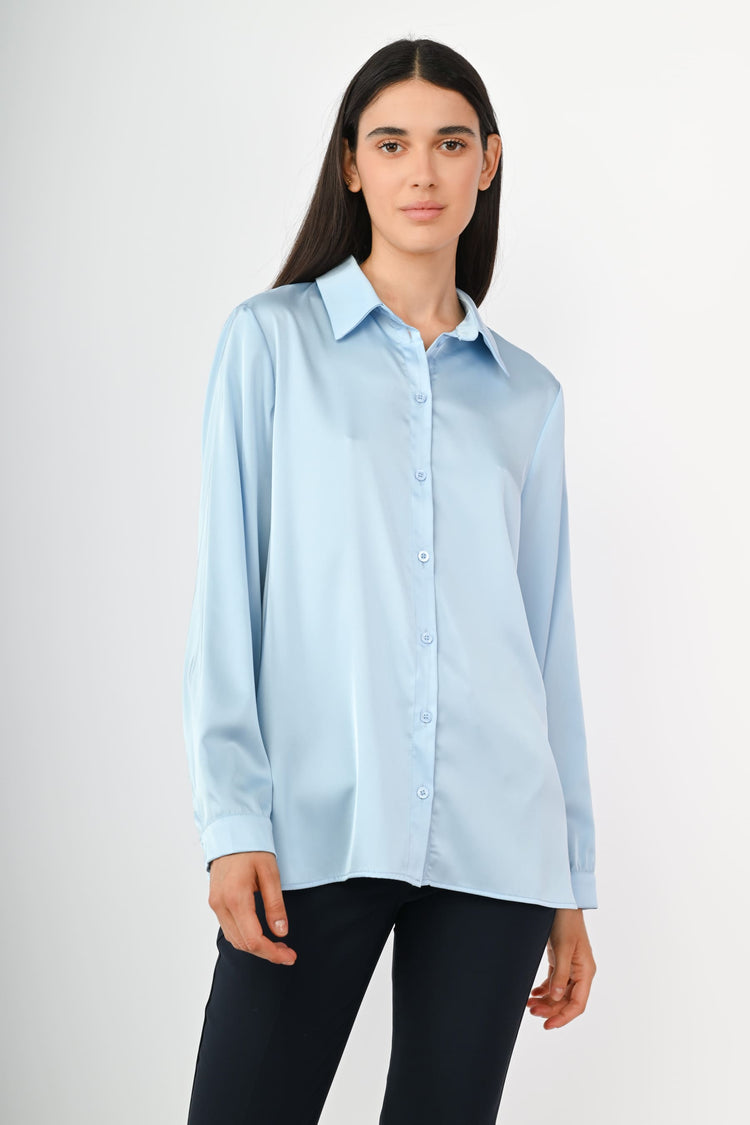 Camicia in raso