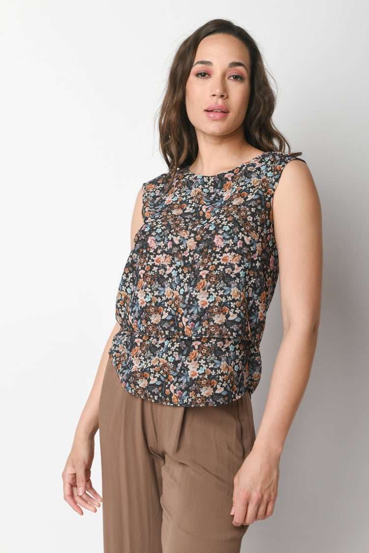 Top manica aletta