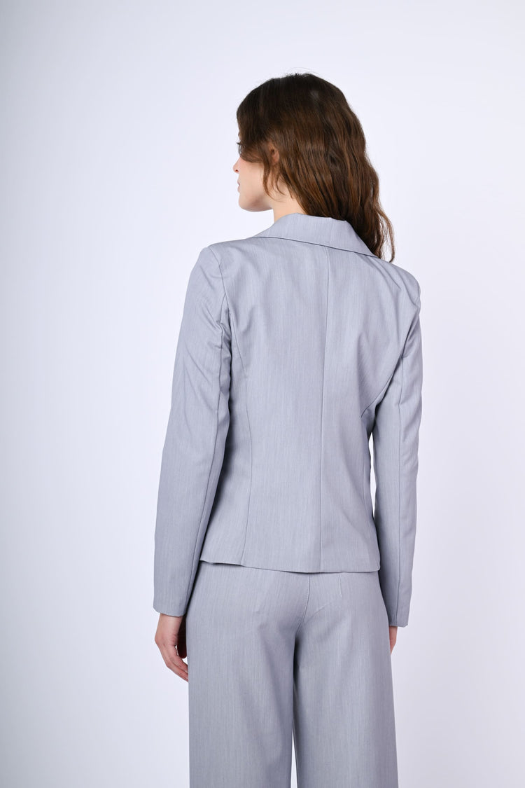Blazer monopetto misto viscosa