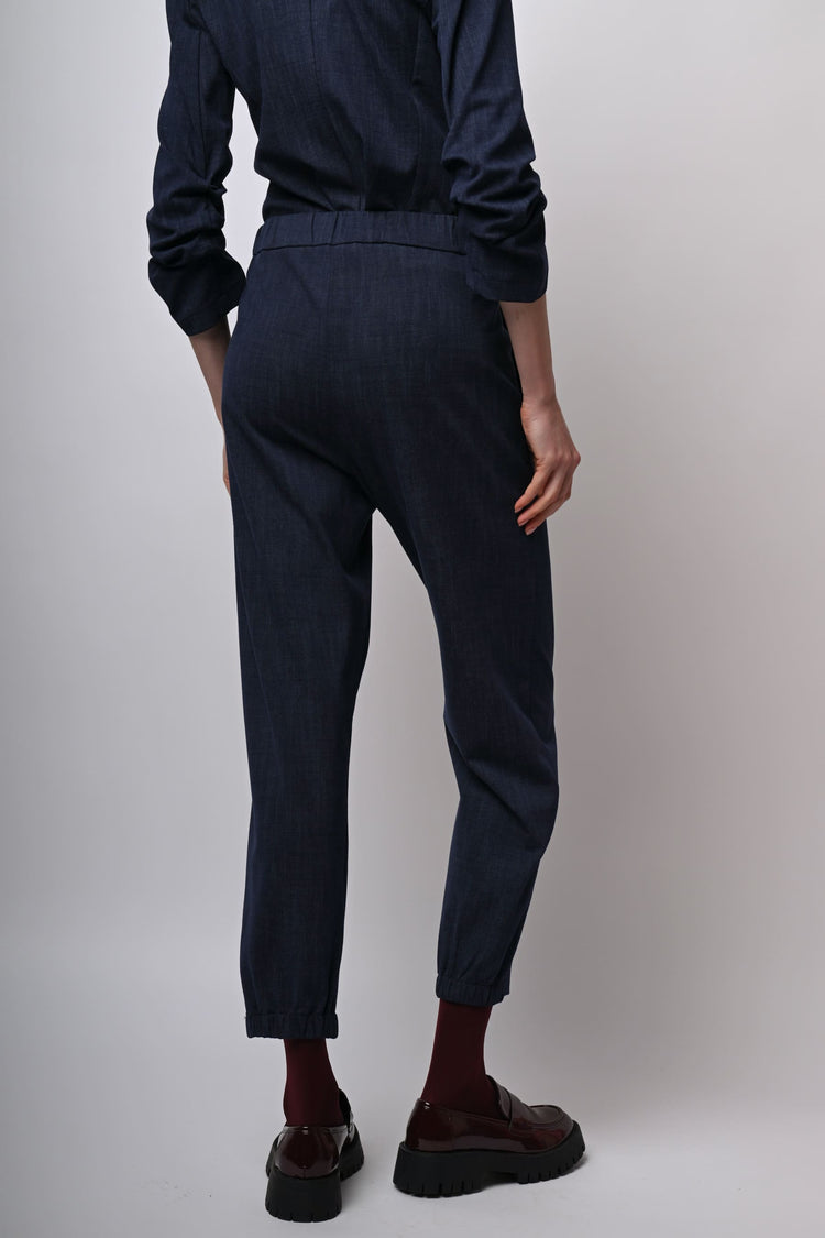 Pantaloni baggy misto viscosa