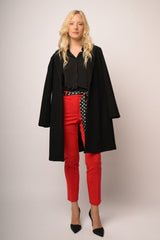 Pantaloni slim-fit basic rossi