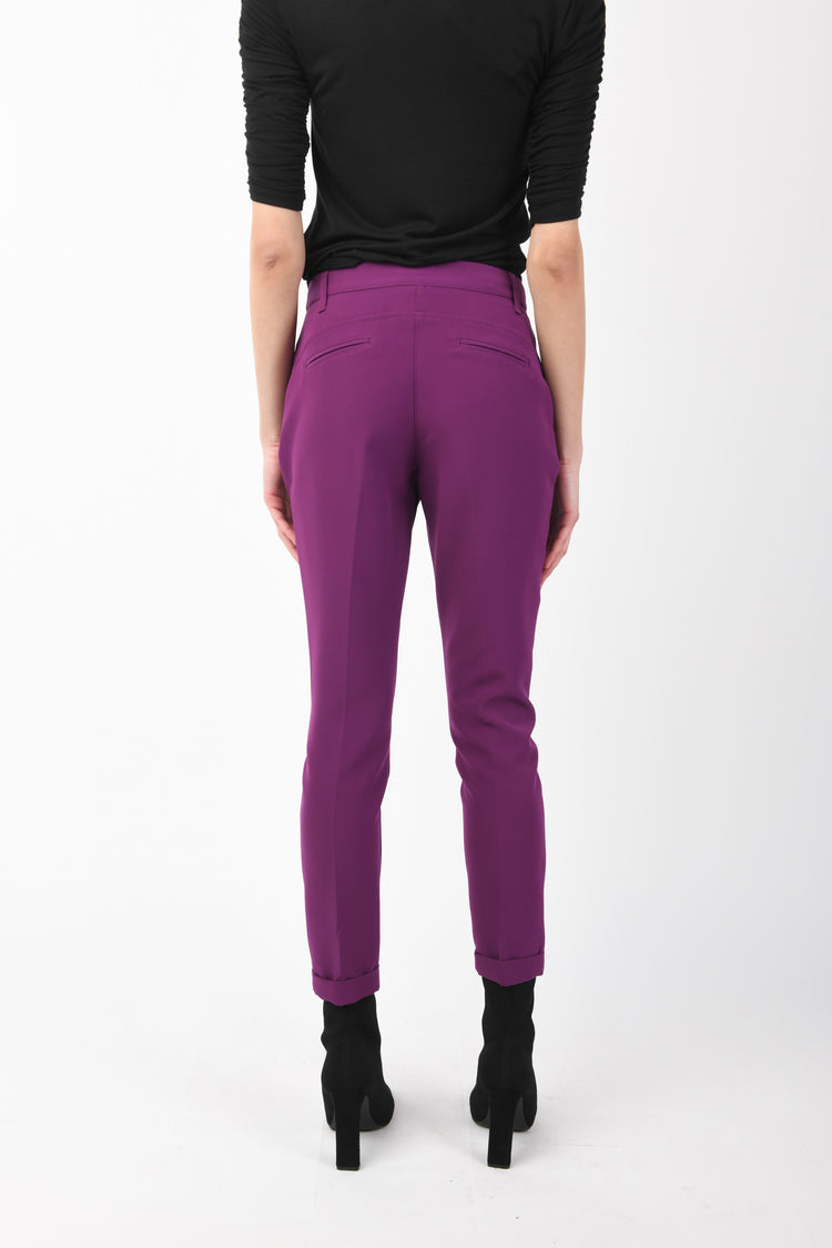Pantaloni con risvolto