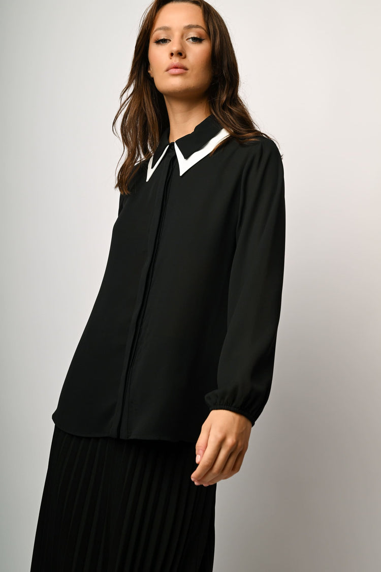 Camicia con doppio colletto