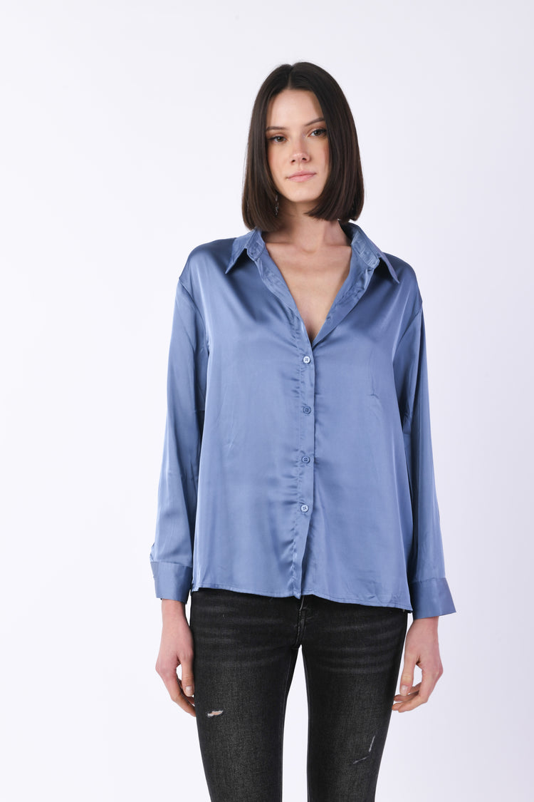 Camicia in raso