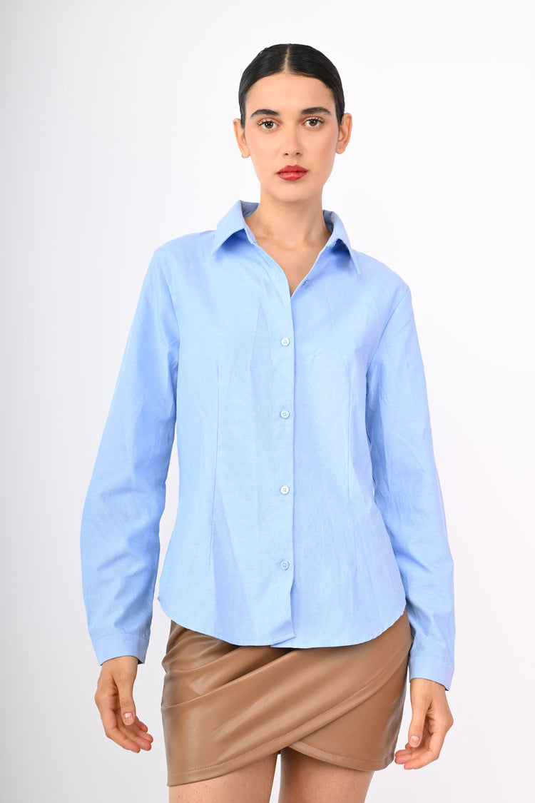 Camicia misto cotone
