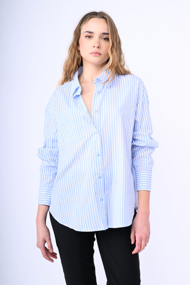 Camicia oversize a righe