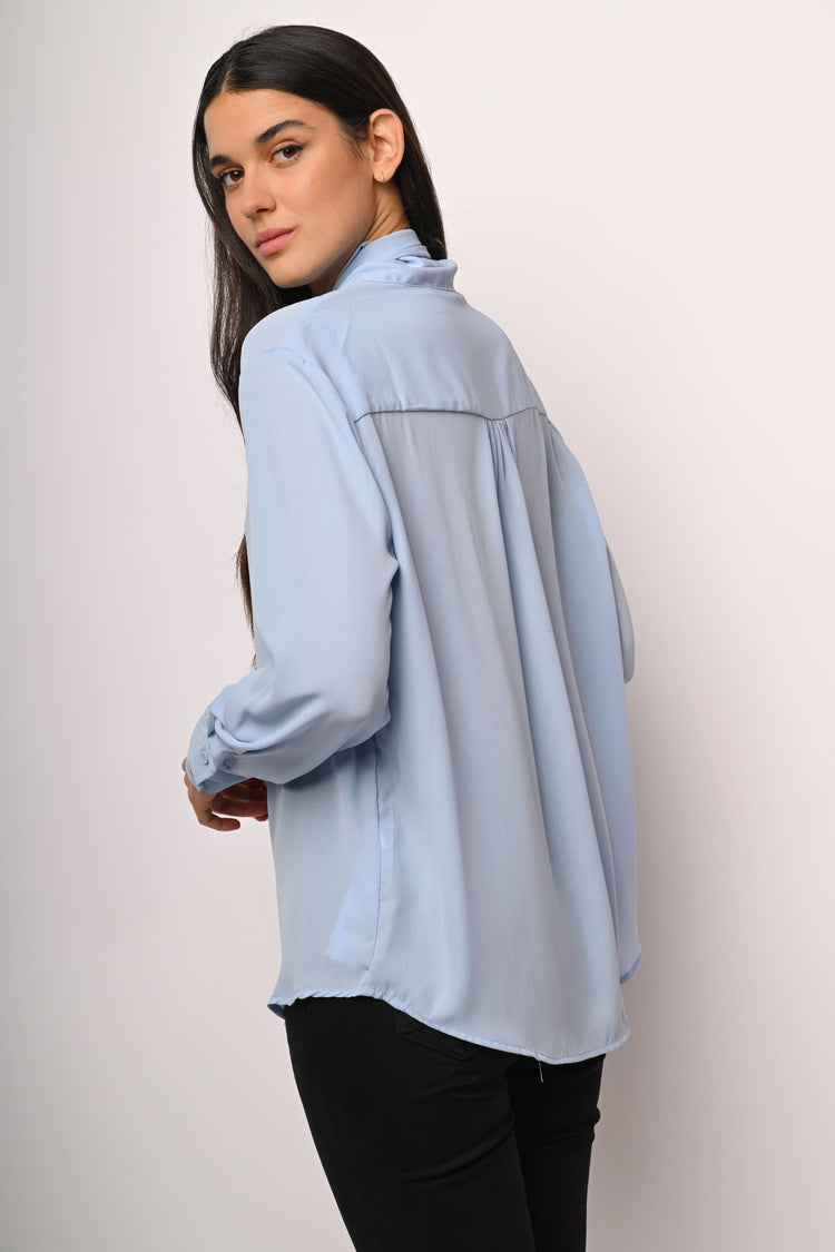 Camicia con fiocco