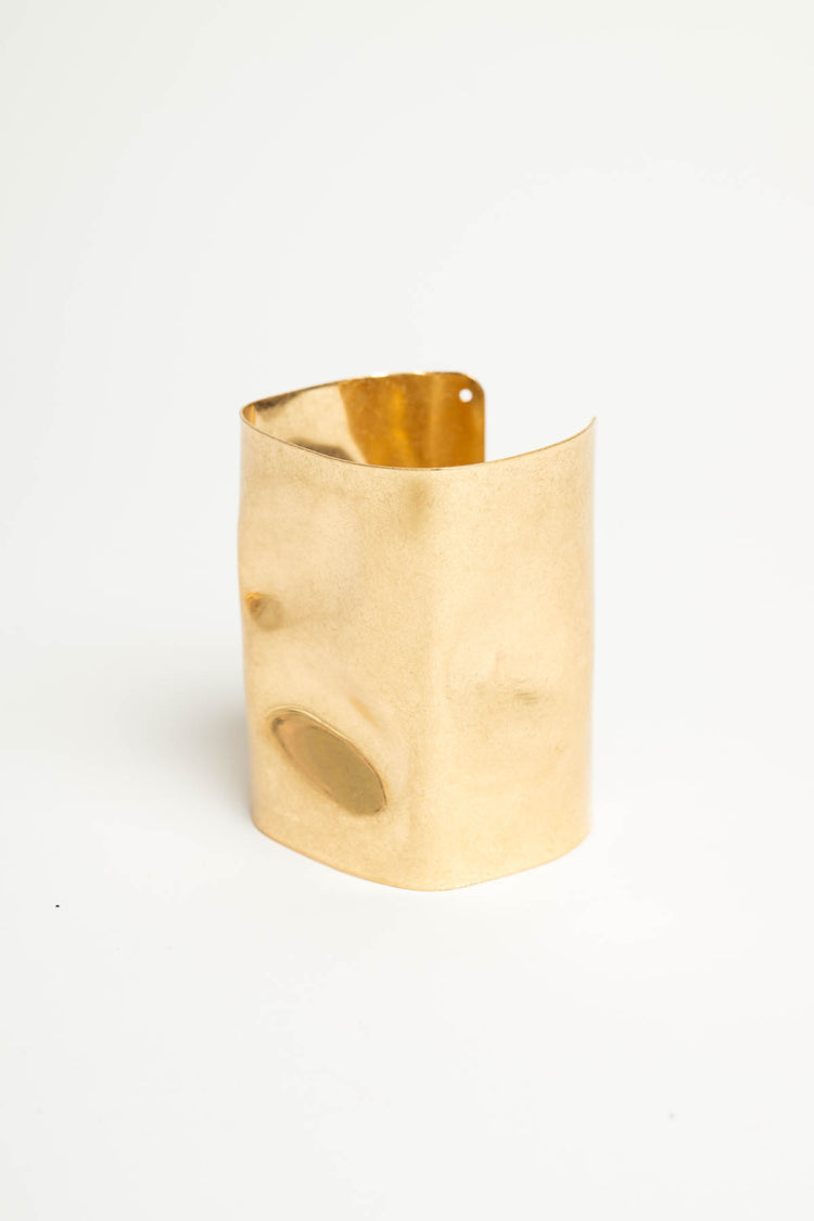 Bracciale rigido a fascia oro