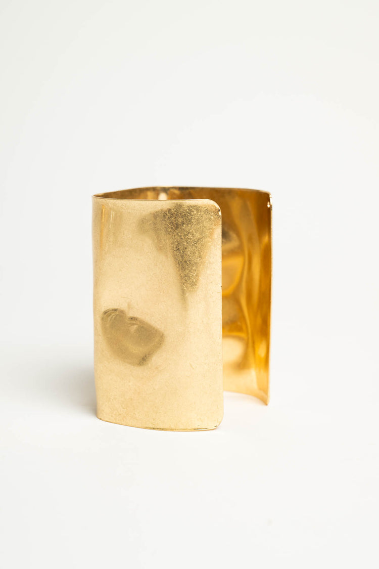 Bracciale rigido a fascia oro