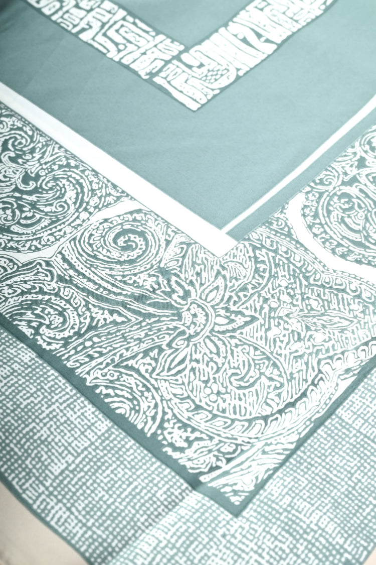 Foulard a stampa etnica grafica