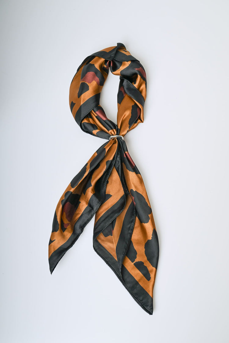 Foulard a stampa animalier