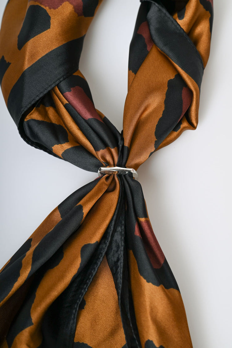 Foulard a stampa animalier
