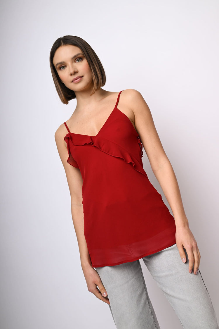 Top con volants