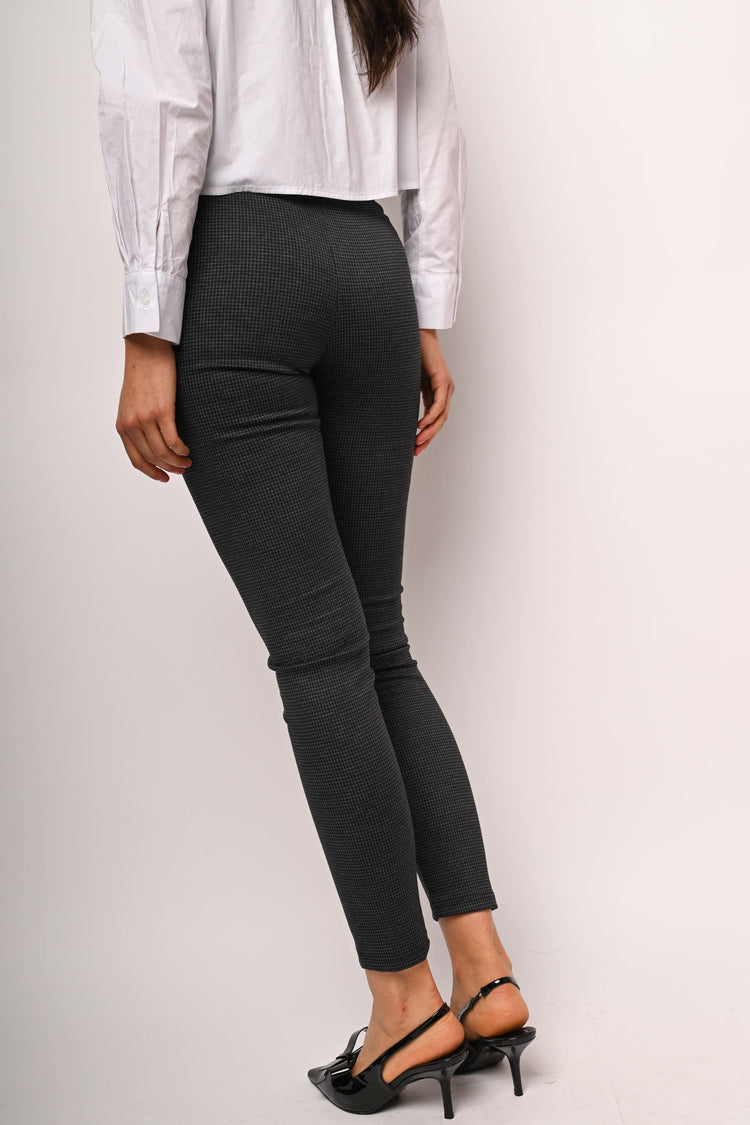 Leggings a stampa micro pied-de-poule