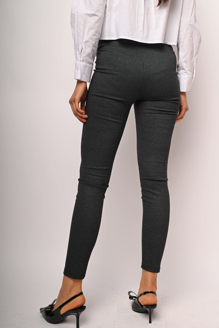 Leggings a stampa micro pied-de-poule