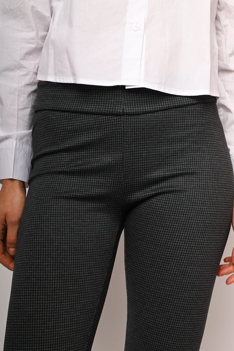 Leggings a stampa micro pied-de-poule