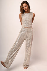 Pantaloni in paillettes
