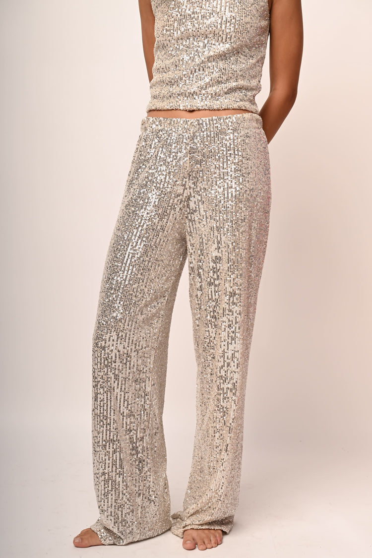 Pantaloni in paillettes