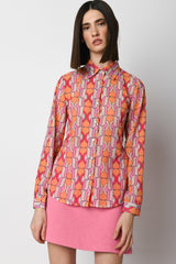 Camicia a stampa optical