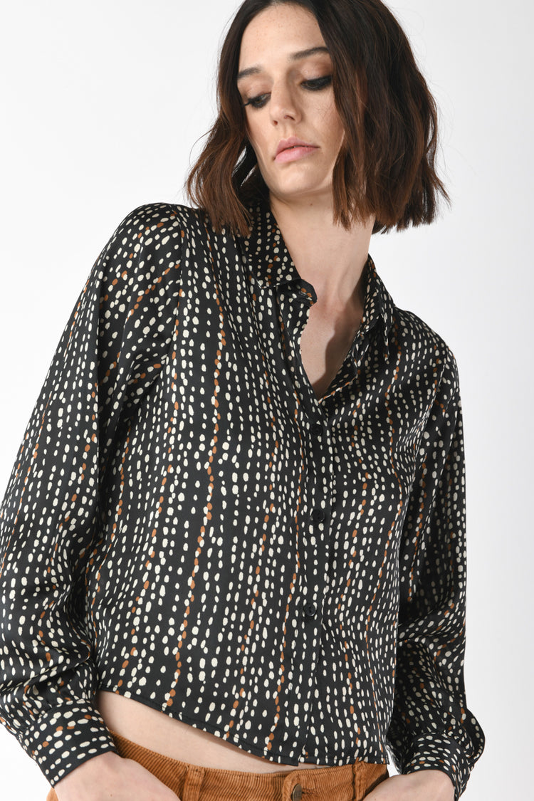 Camicia a stampa chicco di riso