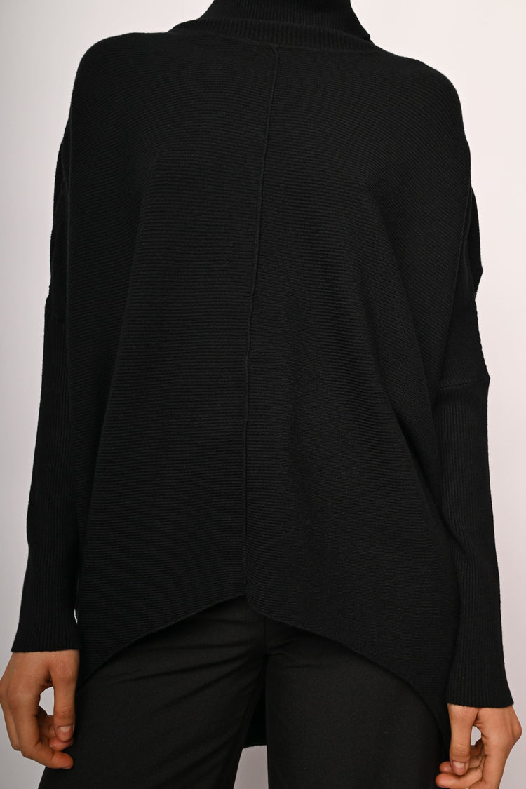 Dolcevita oversize in maglia lurex