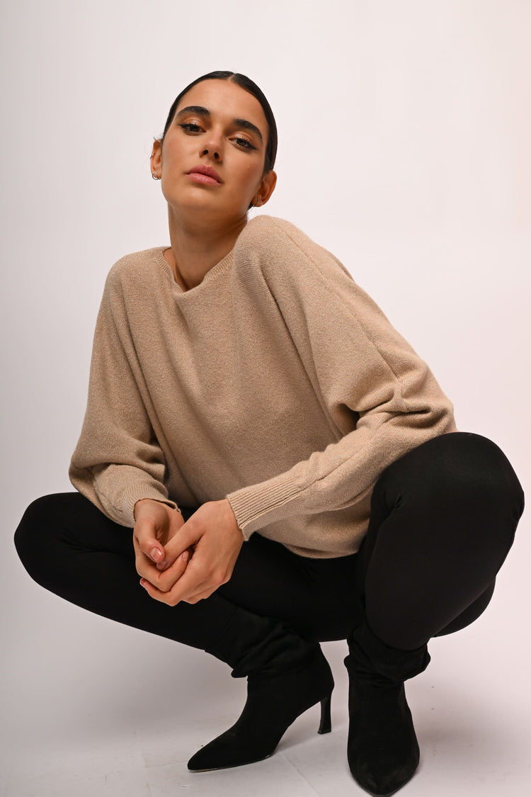 Pull con fiocco sul retro