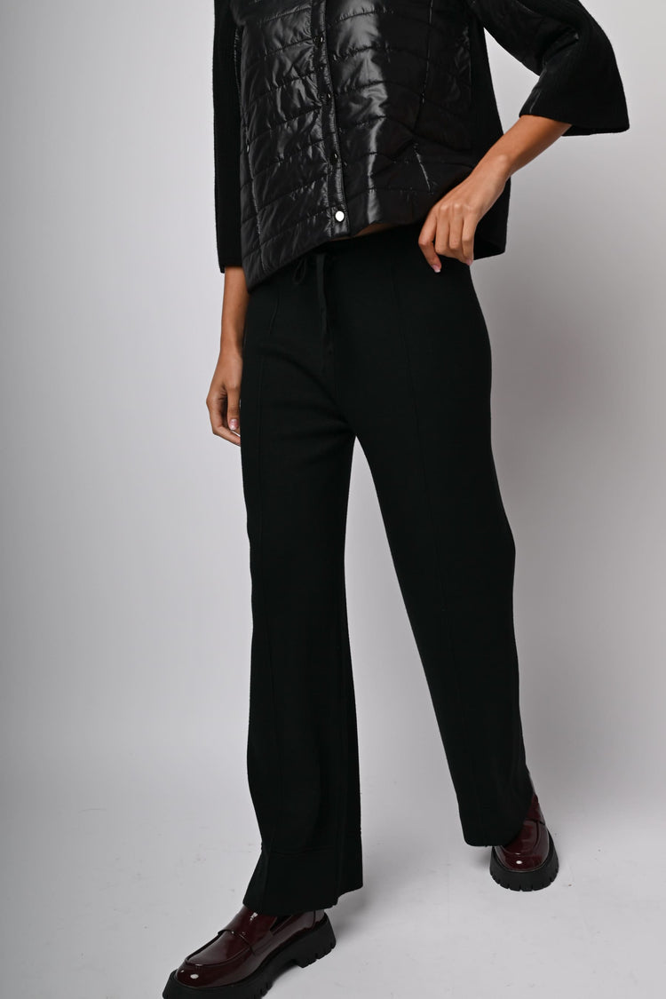 Pantaloni palazzo in maglia