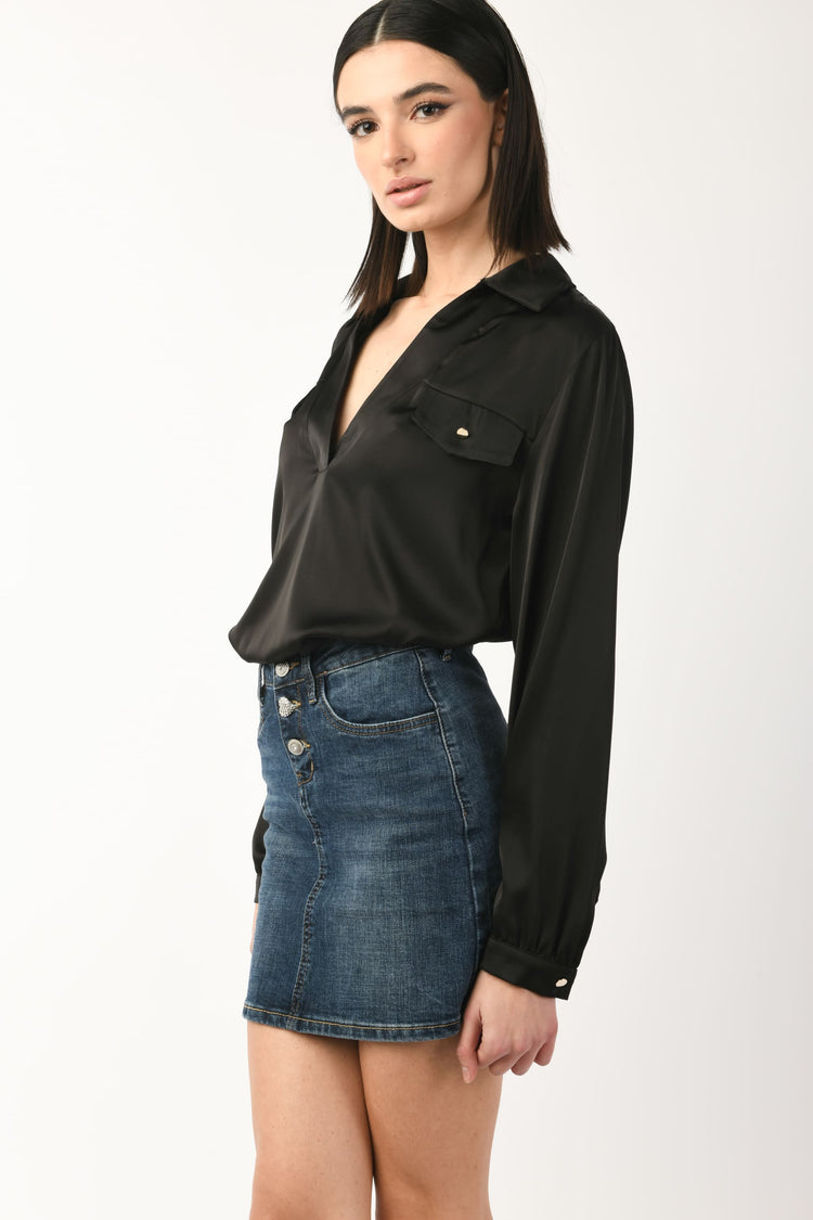 Minigonna in denim