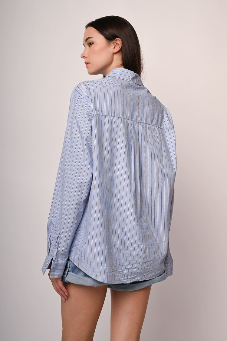 Camicia oversize a righe