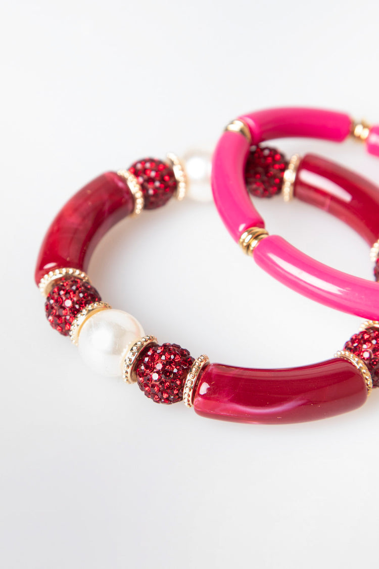 Set di due bracciali rigidi