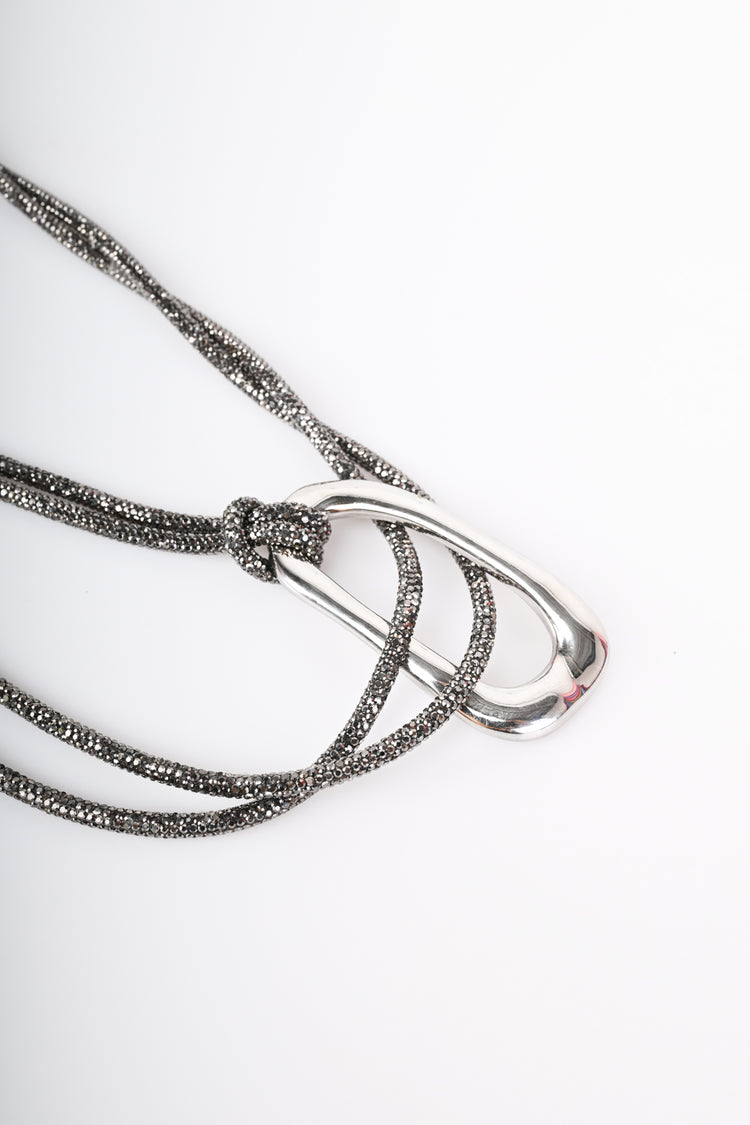 Cintura sottile con strass