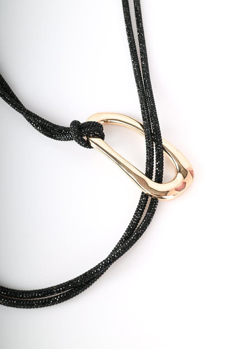 Cintura sottile con strass