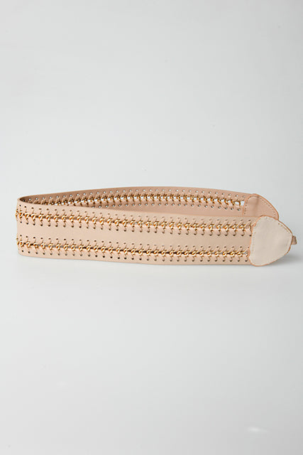 Cintura a fascia con catenelle