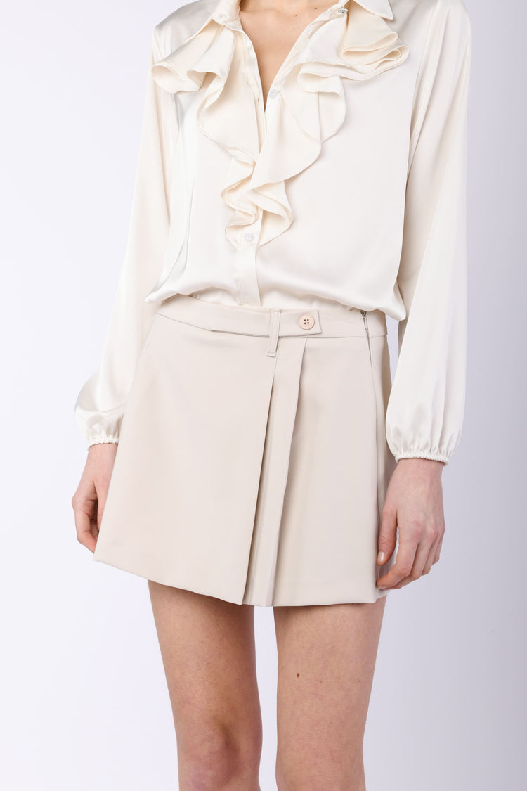 Skort con pieghe