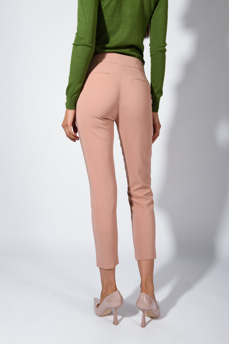 Pantaloni con impuntura centrale