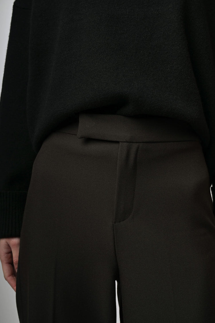 Pantaloni palazzo misto viscosa