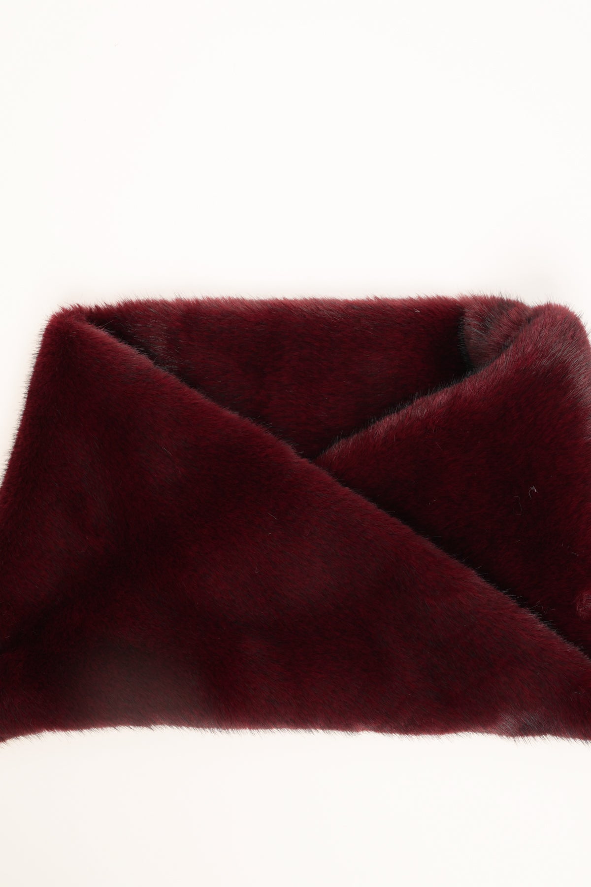 Collo peloso basic bordeaux