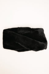 Collo peloso basic nero