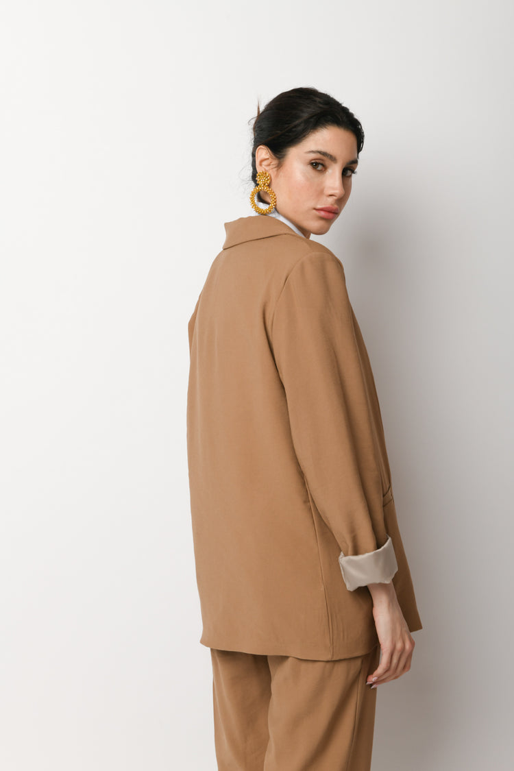 Blazer oversize misto viscosa