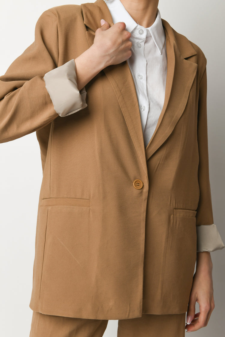 Blazer oversize misto viscosa