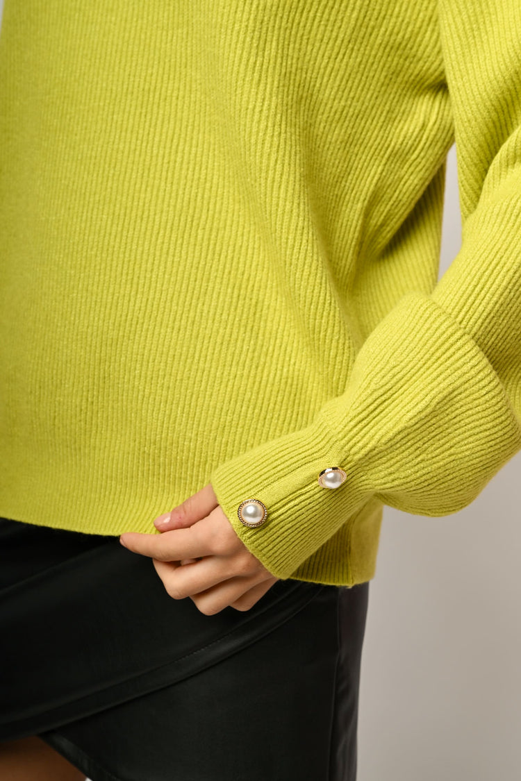 Pull oversize con scollo a V