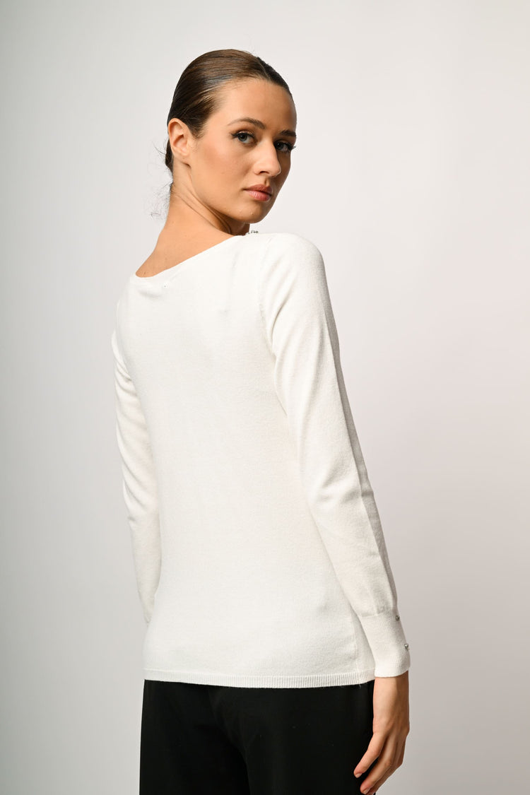 Pull con decorazione strass