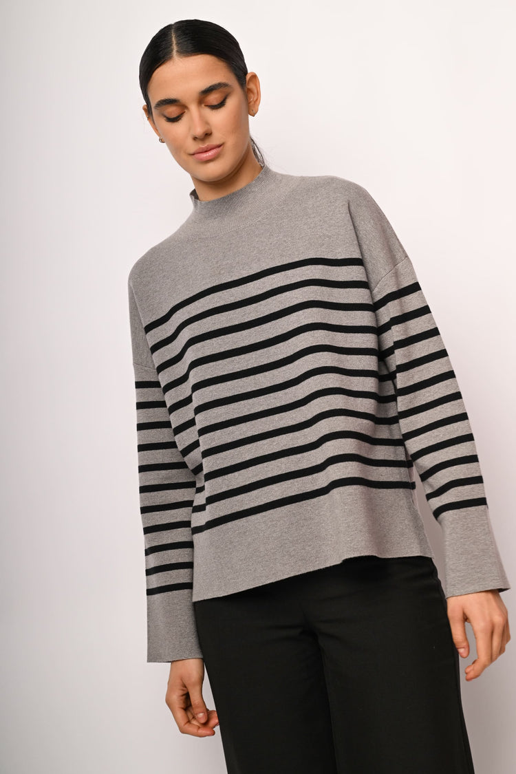 Lupetto oversize a righe