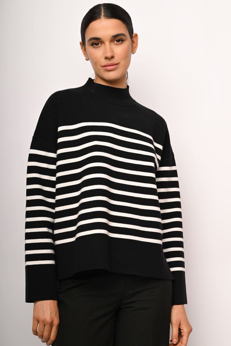 Lupetto oversize a righe