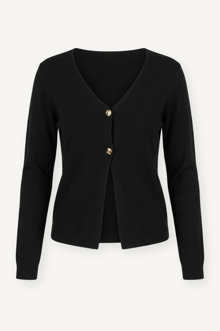Cardigan con bottone