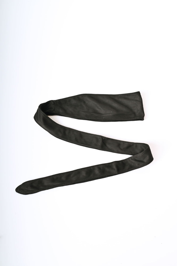 Cintura a fascia in faux suede
